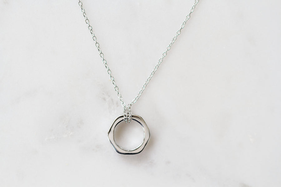 Helios Silver Necklace