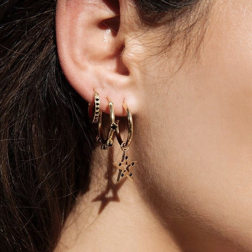 Iris Gold Earrings