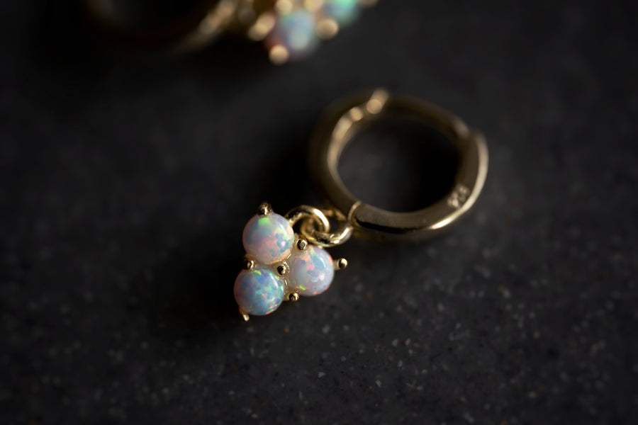 Radha Earrings Opal